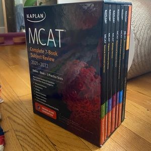 2021-2022 Kaplan MCAT prep books